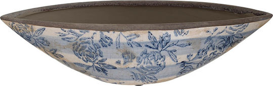 Inart Decorative Bowl Beige 34x8.5x8.5cm