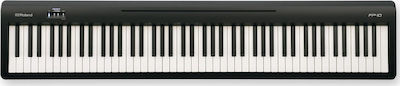 Roland Ηλεκτρικό Stage Πιάνο FP-10 με 88 Δυναμικά Πλήκτρα Ενσωματωμένα Ηχεία και Σύνδεση με Ακουστικά και Υπολογιστή Black