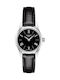 Tissot Tradition 5.5 Lady Women's Watch with Black Leather Strap