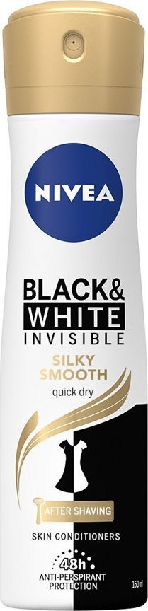 Nivea Deodorant Stick black & white invisible silky smooth 48h