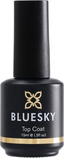 Bluesky UV Color Gel Top Coat για Ημιμόνιμα Βερνίκια 15ml