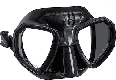 Salvimar Silicone Diving Mask Trinity Black 7500BB