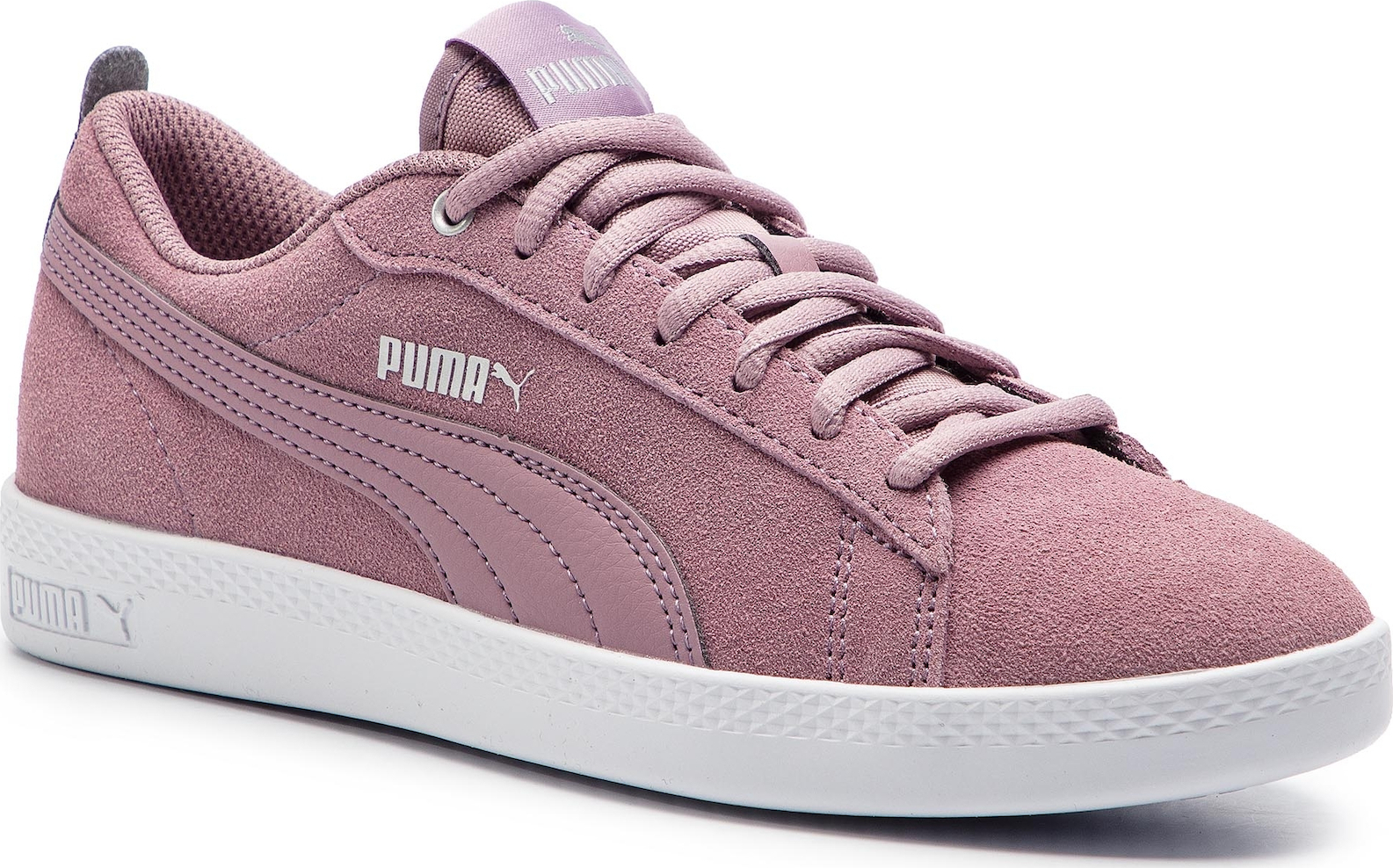 puma smash wns blk patent