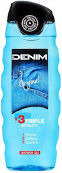 Denim Shower Gel Bubble Bath Gel For Men's Revitalizing 400ml
