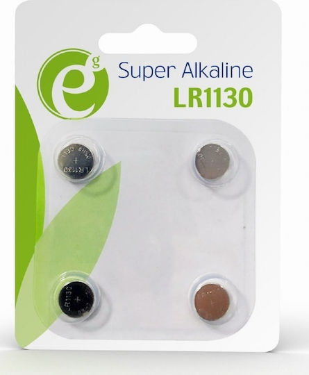 Energenie Batterien Alkalisch für Uhren LR54 1.5V 4Stück