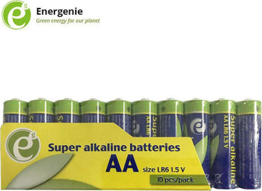 Energenie Super Alkaline Batterien AA 1.5V 10Stück