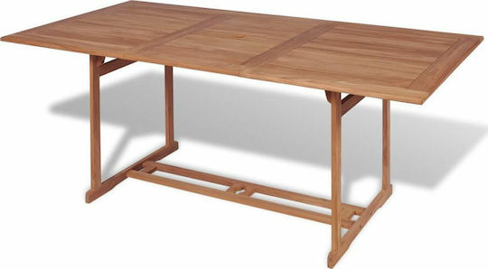 Masă 180x90x75buc Maro