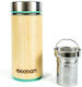 Boobam Tumbler Glass Thermos Stainless Steel BPA Free 280ml Beige