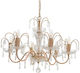 Inart Candelabru Ø72cm cu Cristale Auriu 3-10-371-0011