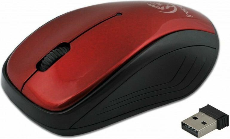 Rebeltec Galaxy Optical Wireless Bluetooth Mouse - Black / Red