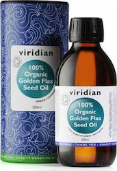 Viridian 100% Organic Golden Flax Seed Oil 200ml Viridian 100% Organic Golden Flax Seed Oil 200ml