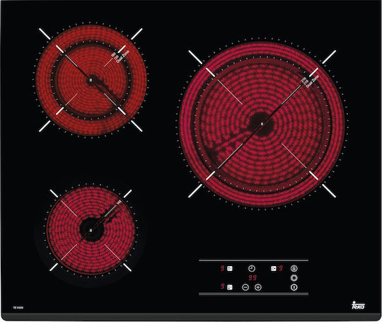 Teka TZ 6320 Ceramic Cooktop Autonomous with Child Lock Function 60x51εκ.