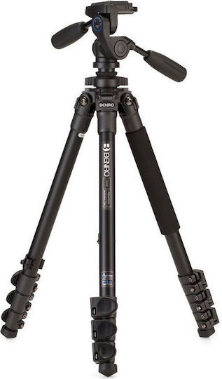 Benro Series 1 Aluminum Camera Tripod & HD1 3-Way Pan/Tilt Head