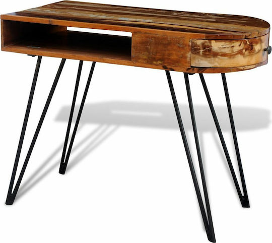 Schreibtisch 97x45x76cm Braun