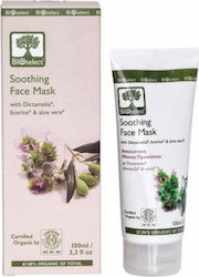 Bioselect Soothing Face Mask Gesichtsmaske für das Gesicht für Revitalisierung 100ml