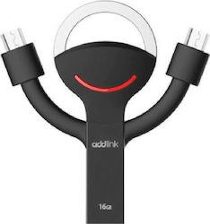 Addlink Smart-Link 16GB USB 2.0 Stick με σύνδεση USB-A & micro USB-B Μαύρο