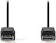 Nedis Cablu DisplayPort - DisplayPort 2m Negru (CCGP37010BK20)