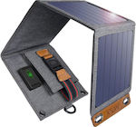 Choetech SC004 Faltbar Solar Batterieladegerät Tragbare Geräte 14W 5V mit USB-Anschluss (CH.SC004)