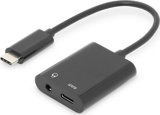 Digitus Converter USB-C male to 3.5mm / USB-C female 1pcs AK-300400-002-S