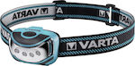 Varta Headlamp LED Waterproof IPX4 with Maximum Brightness 40lm