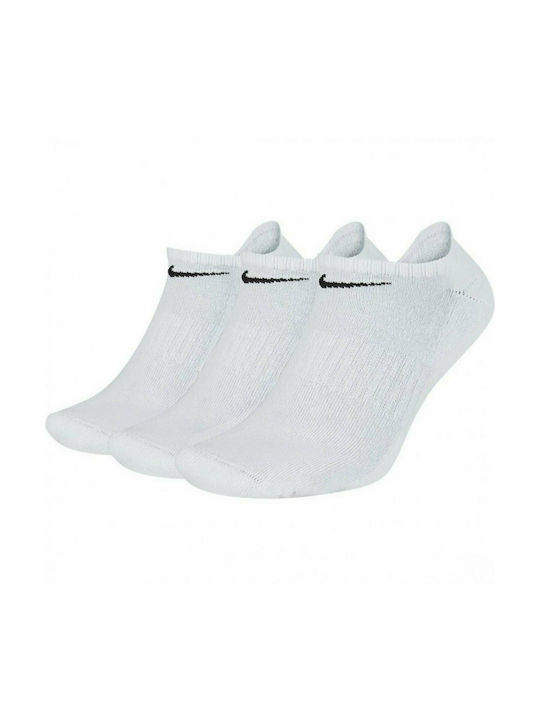 Nike Everyday Αθλητικές Κάλτσες Λευκές 3 Ζεύγη
