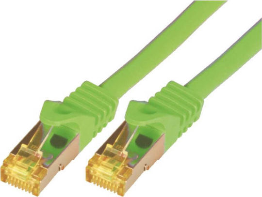 MCAB S/FTP Кат.7 (10Gbps) Мрежов Кабел Ethernet 0.25м Зелен