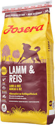 Josera Lamb & Rice 0.9kg Dry Food for Adult Dogs of Medium & Large Breeds with Lamb and Rice