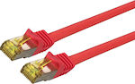 EFB S/FTP Cat.6a Ethernet Network Cable 1m Red 1pcs