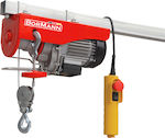 Bormann Electric Hoist BPA1018 for Weight Load up to 1t Red