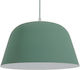 GloboStar Upvale Hängende Deckenleuchte Einfaches Licht Glocke für Fassung E27 Grün