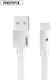 Remax Kerolla RC-094a Flat USB 2.0 Cable USB-C male - USB-A male White 1m