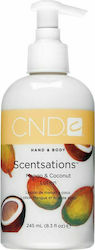CND Scentsations Mango și nucă de cocos Hidratantă Loțiune pentru Corp cu Aloe Vera & Aromă de Nucă de cocos 245ml
