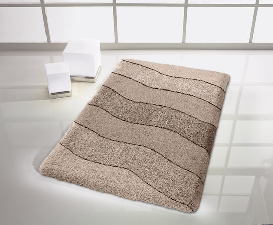 Kleine Wolke Αντιολισθητικό Πατάκι Μπάνιου Helena 5532287433 Kaschmir 50x60εκ.