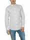 Anerkjendt Louis Men's Shirt Long Sleeve Cotton White