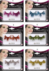 Carnival Eyelashes Multicolored 2pcs