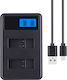 2-Channel Charger for GoPro Hero 5