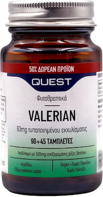 Quest Valerian 90+45 83mg 135 Ταμπλέτες