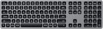 Satechi Aluminum Wireless Bluetooth Keyboard Only English US Gray