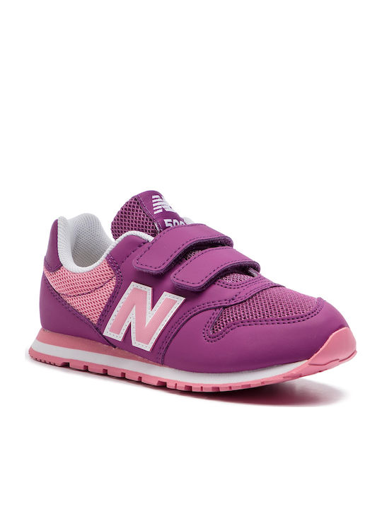 New Balance 500 Παιδικά Sneakers με Σκρατς Μωβ