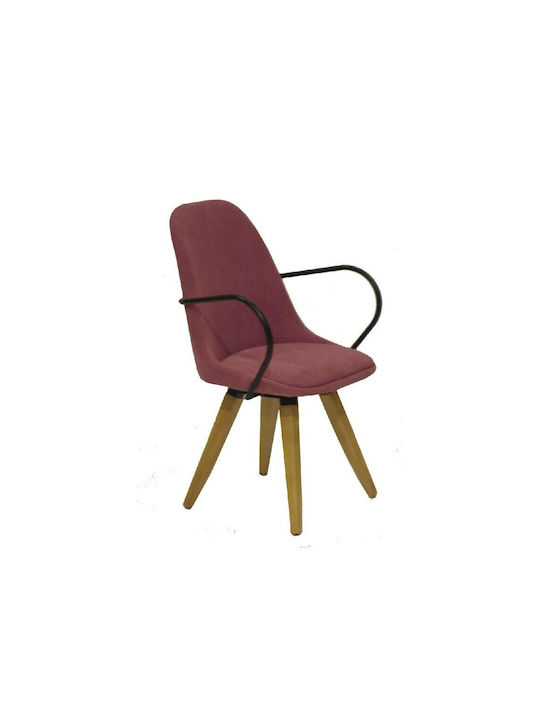 Dottore Dining Room Fabric Armchair Red