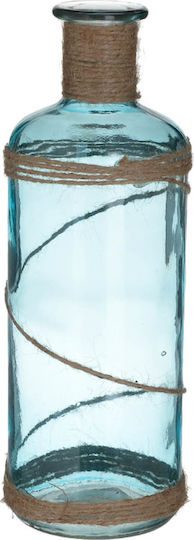 Inart Βάζο Γυάλινο Μπλε Φ9.5xΥ28cm Inart Βάζο Γυάλινο Μπλε Φ9.5xΥ28cm
