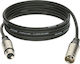 Klotz XLR male to XLR female 1m Cable (GRG1FM01.0)