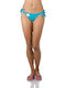 Bikini Slip with Ties Turquoise