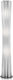 Slamp Bach XXL Floor Lamp H161xW31.5cm. with Socket for Bulb E27 White