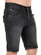 Basehit Herrenshorts Jeans Schwarz