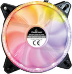 Powertech PT-909 Case Fan 120mm με RGB Φωτισμό και Σύνδεση 6-Pin