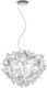 Slamp Veli Suspension L Pendant Suspension for 4 Bulbs E27 White VELSL00CTR01R00000EU