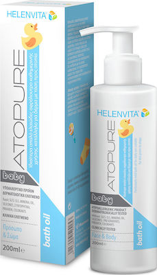 Helenvita Atopure Baby Bath Oil für empfindliche Haut 200ml mit Pumpe