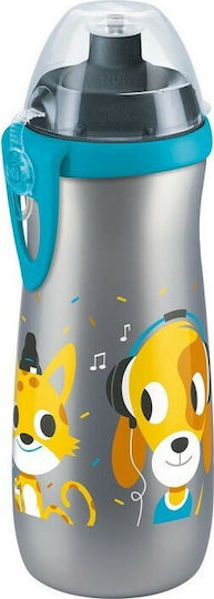 Nuk First Choice Sports Educational Sippy Cup Plastic Gray cat & dog for 36m+m+ 450ml 10.255.412