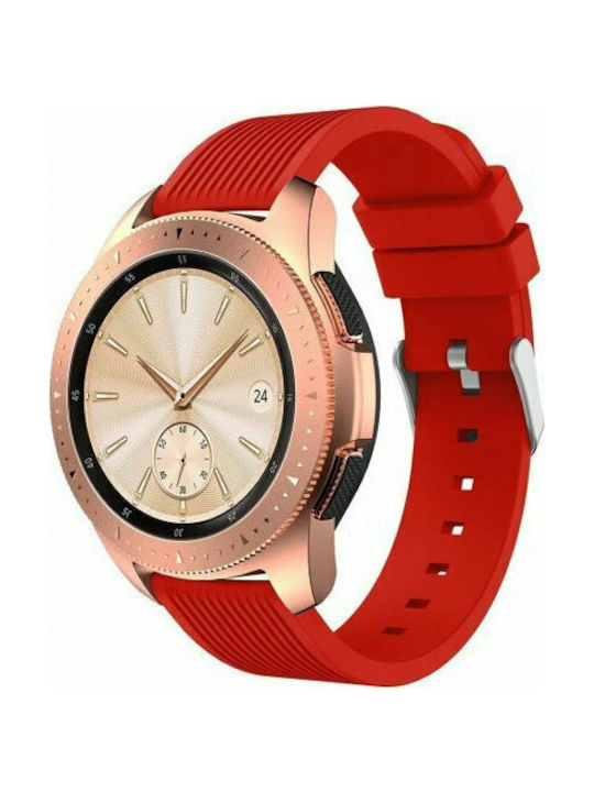 Каишка Силикон Stripes Red (Huawei Watch 3 / Huawei Watch GT 2 Pro - Часовник Huawei Watch 3 / Huawei Watch GT 2 Pro)